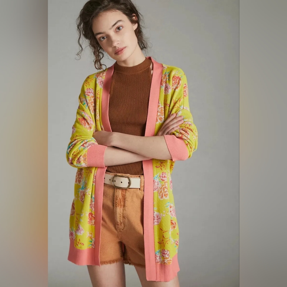 Anthropologie Aldo-Martins Floral Cardigan